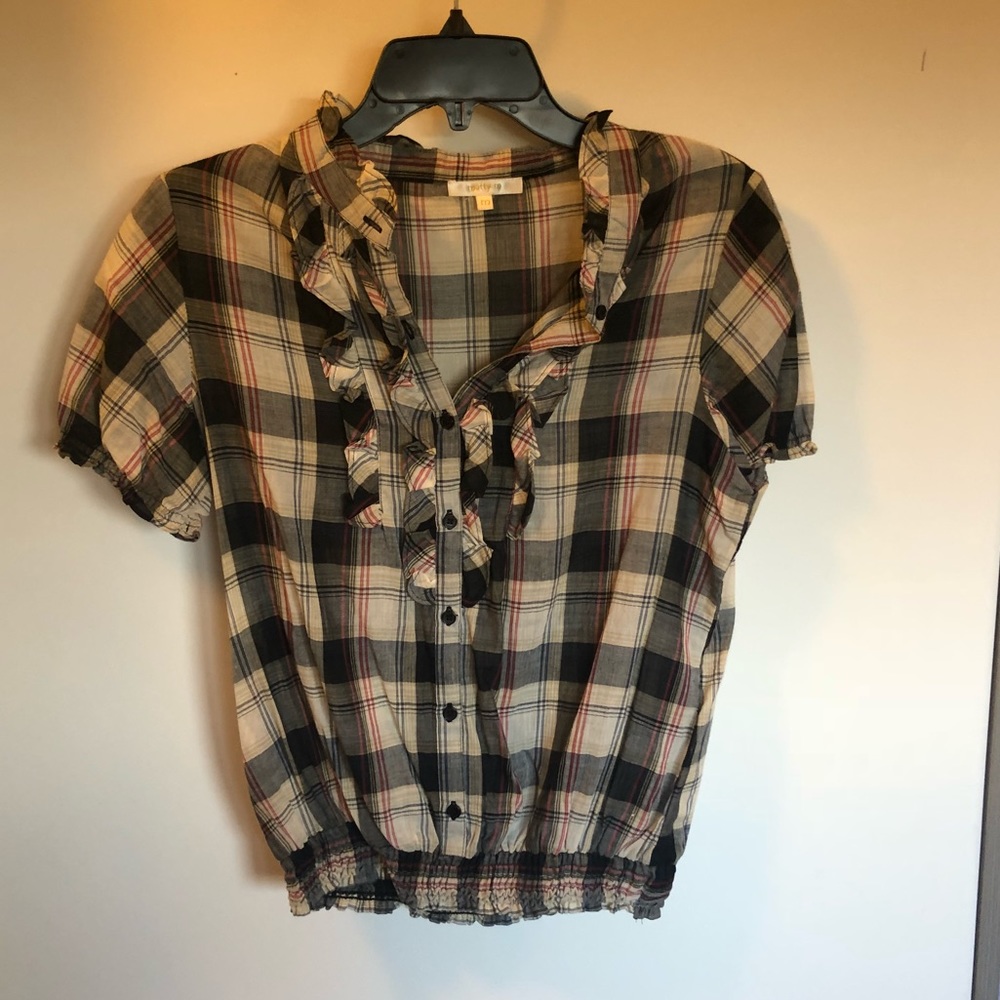 Plaid top